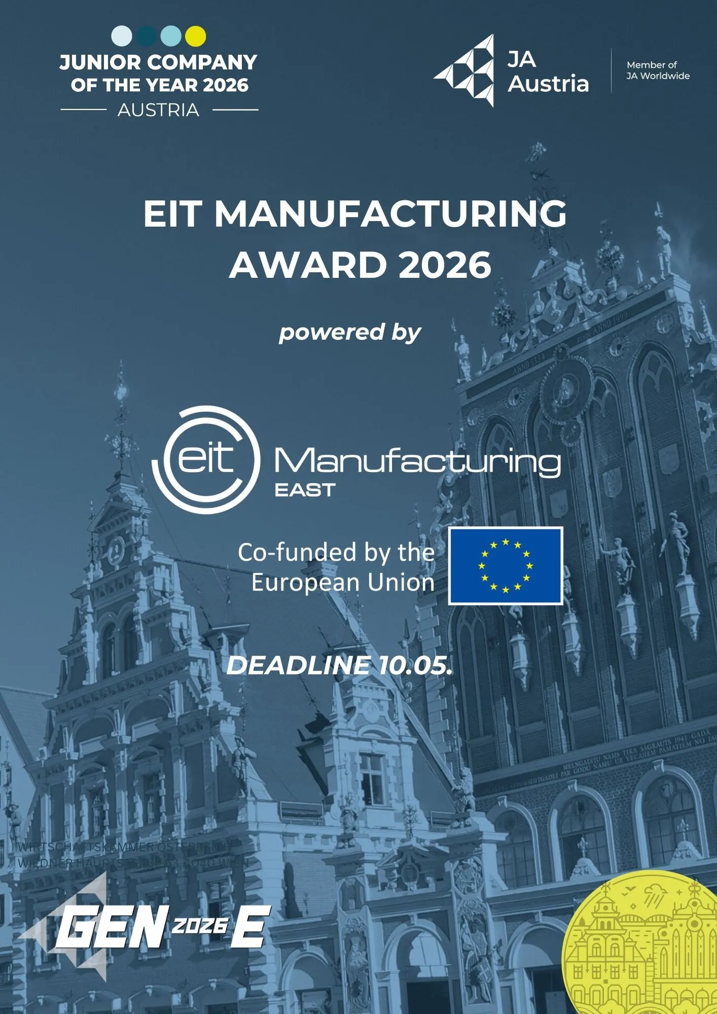 Plakat EIT Manufacturing Award 2026